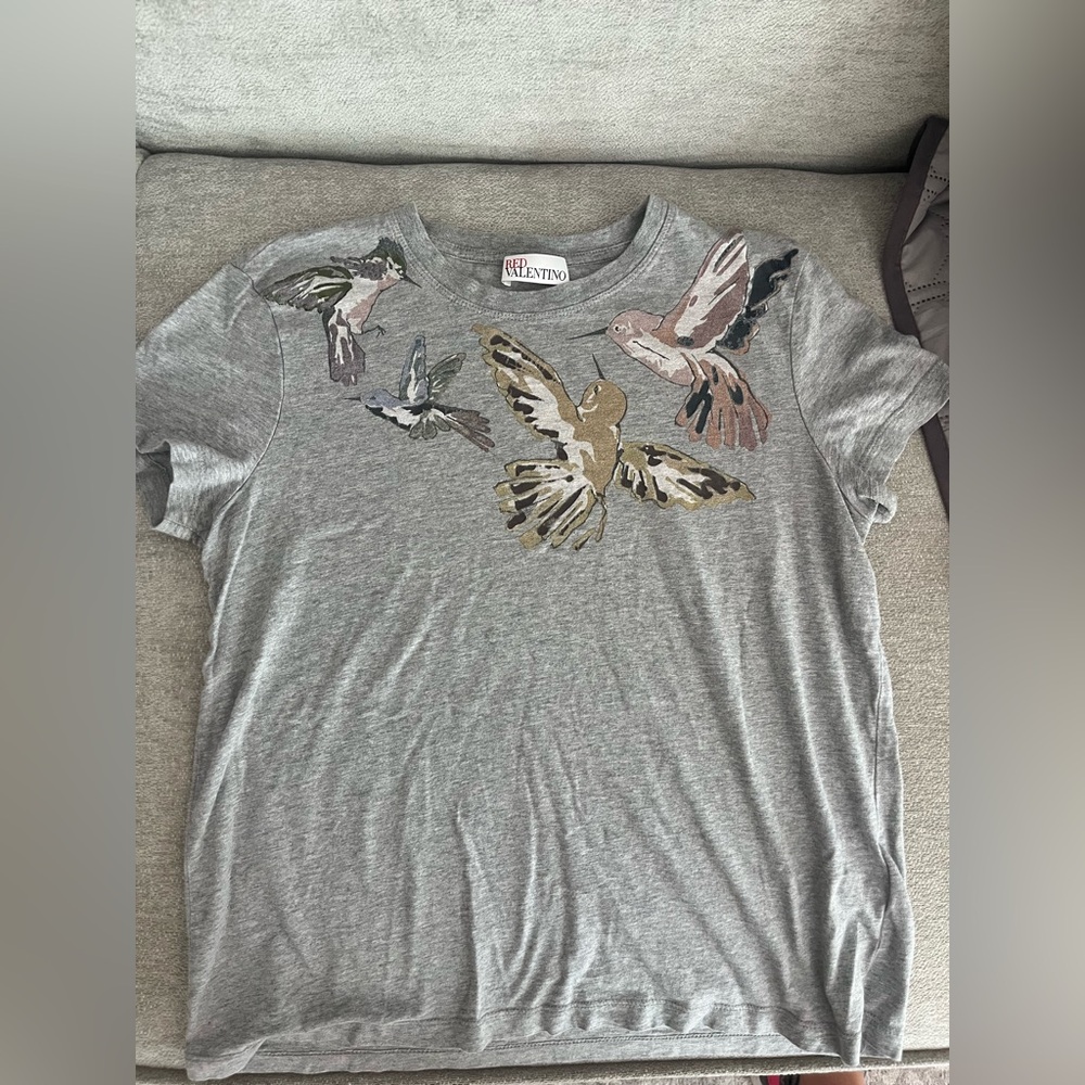 Red Valentino Bird tee